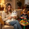 Adjustable Mesh Head Cover for Cats view 2