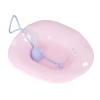 BONKZEBU Toilet Sitz Bath, Easy Storage, Squat-Free Sitz Bath for Hemorrhoids and Pregnancy, Plastic (Pink) view 1