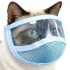 Adjustable Cat Grooming Mask - Transparent Breathable view 1