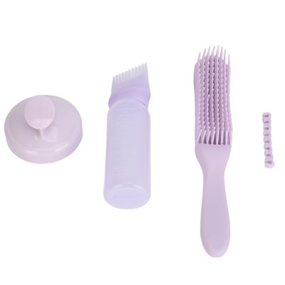 Zisemeil Scalp Scrubber Brush and Root Comb Applicator Bottle