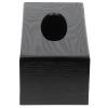 Yusat Black Wooden Tissue Box, Napkin Box, Elegant Tissue Holder for Home, Hotel, Living Room view 1