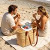 Bag Topper Tray with Cup Holder – Beach Bag Food Tray for Outdoor Use, Resorts, Cruises, Poolside, Travel, Picnics & Camping view 2