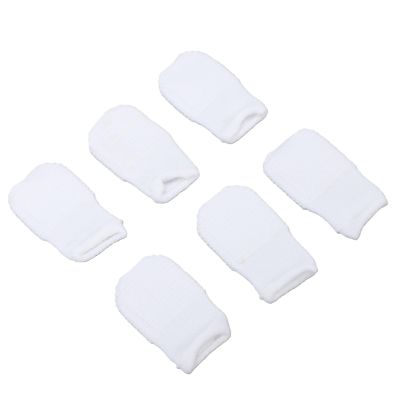 Naroote 6-Piece Soft Fabric Pet Finger Toothbrush Set