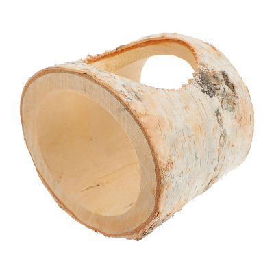 VOSAREA Birch Wood Hamster Tunnel, Hideout and Nest