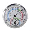 Wall-Mounted Thermometer-Hygrometer with Aluminum Design view 1