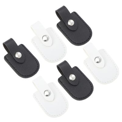 ULTECHNOVO 6-Piece White PU Nail Scissor Covers