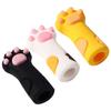 Hemobllo Silicone Cuticle Nipper Covers, Cat Paw Shape, 3 Pcs, Random Color view 1