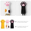 Hemobllo Silicone Cuticle Nipper Covers, Cat Paw Shape, 3 Pcs, Random Color view 3