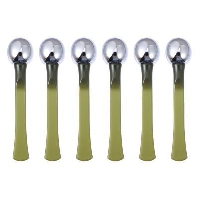 IDEANATEGRATE Portable Metal Eye Cream Rollers, 6-Piece Set