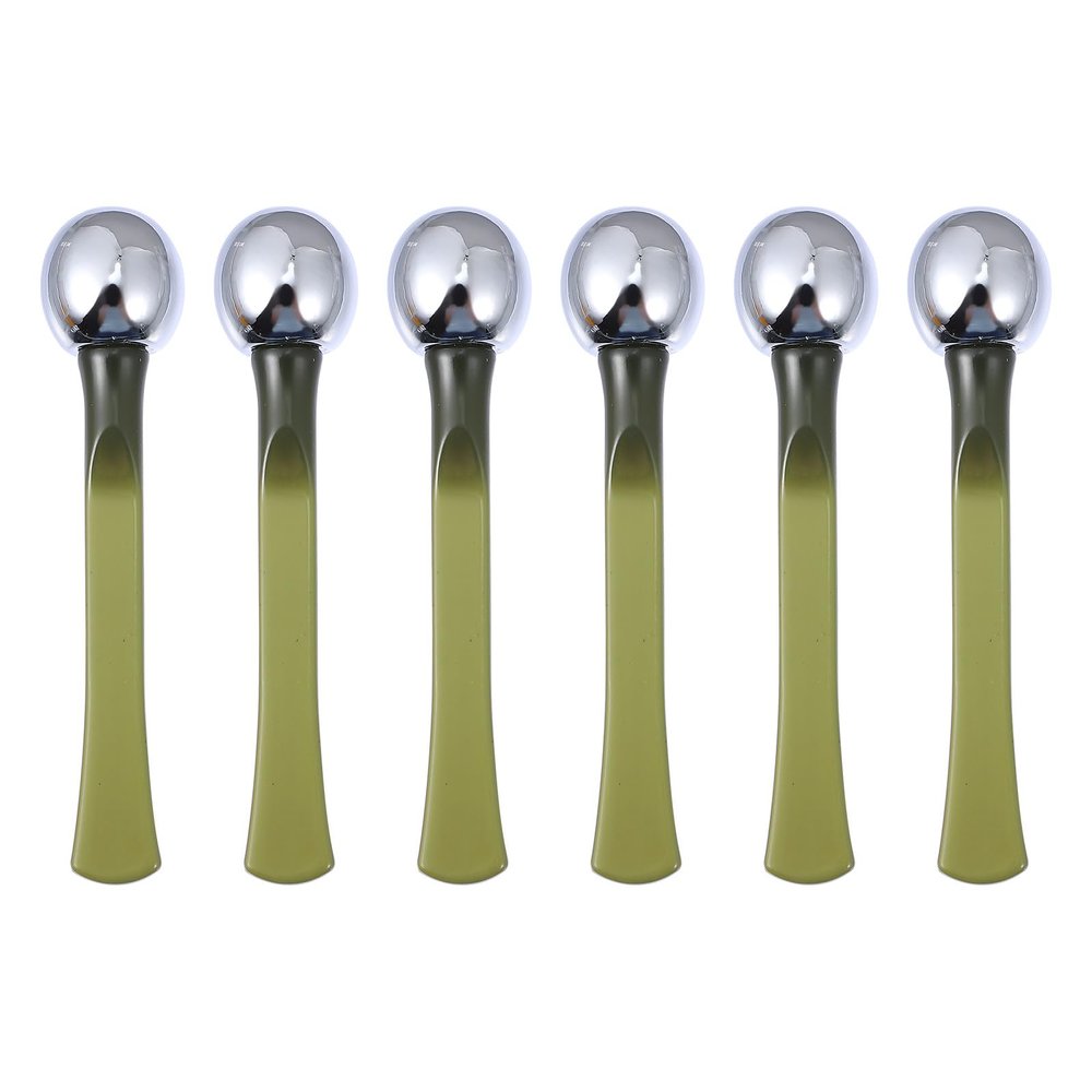 IDEANATEGRATE Portable Metal Eye Cream Rollers, 6-Piece Set