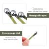 IDEANATEGRATE Portable Metal Eye Cream Rollers, 6-Piece Set view 3