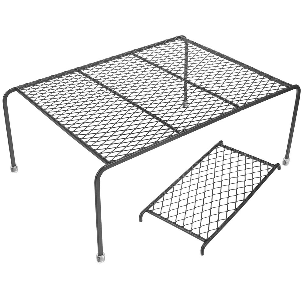 Mikikit Metal Chicken Coop Perch with Platform, Ladder, and Feeding Station