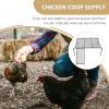 Mikikit Metal Chicken Coop Perch with Platform, Ladder, and Feeding Station view 4