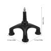 WATIIFUFU Lightweight Swivel Quad Cane Tip, ABS and Iron, for Seniors view 2