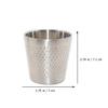 DOITOOL 304 Stainless Steel Shaving Bowl, Round, Silver view 2