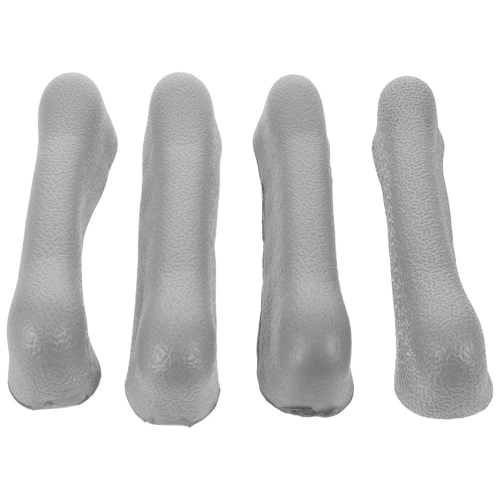 PHENOFICE 4-Pack Replacement TPR Crutch Pads for Adults