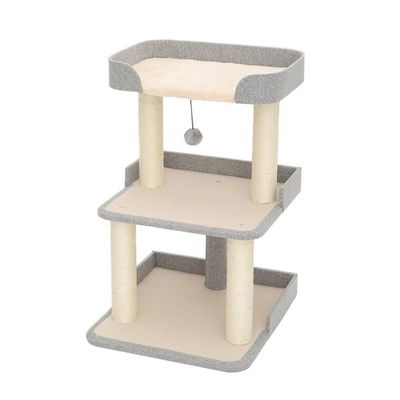 MYXJX Three-Tier Cat Scratching Post and Condo
