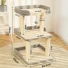 MYXJX Three-Tier Cat Scratching Post and Condo view 2