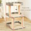 MYXJX Three-Tier Cat Scratching Post and Condo view 4