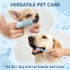 6-Piece Dog & Cat Dental Care Set with Silicone Finger Toothbrushes, Blue view 4