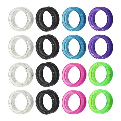 16-Piece Silicone Scissor Finger Rings for Better Control