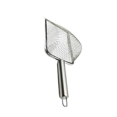 QLECXZI Cat Litter Scoop with Mesh, Silver, 4.3 x 4.3 mm