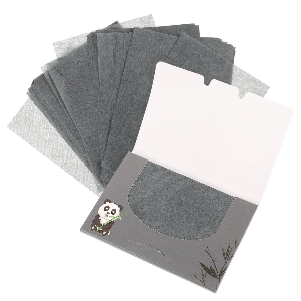 Healvian 1,000-Piece Facial Oil Blotting Paper with Bamboo Charcoal