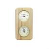 Wall-Mounted Sauna Thermo-Hygrometer with Wood Frame, 0–120°C and 0–100% RH view 1