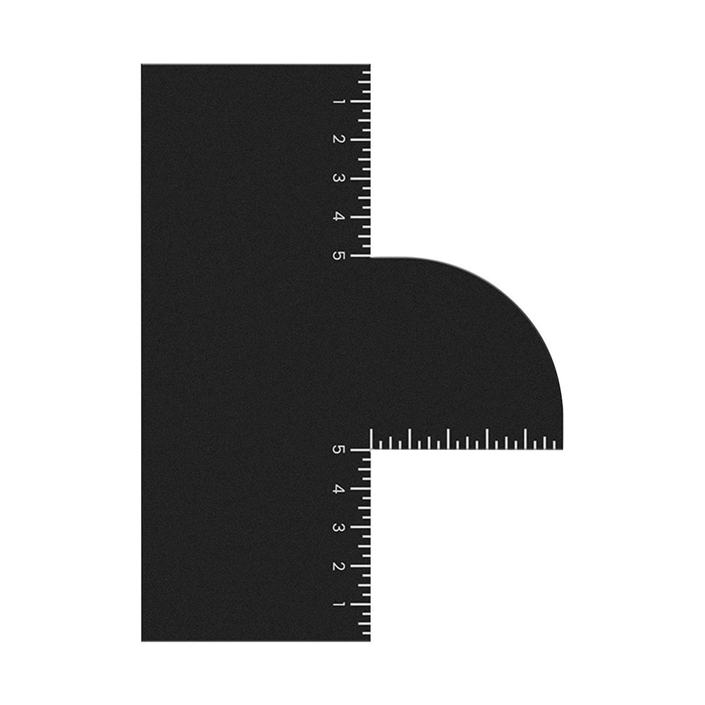 Barber Hairline Shaping Card and Precision Edge-Up Tool
