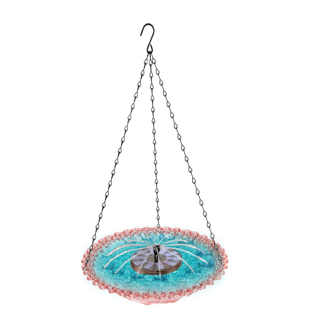 Ginwrek Solar Birdbath Fountain