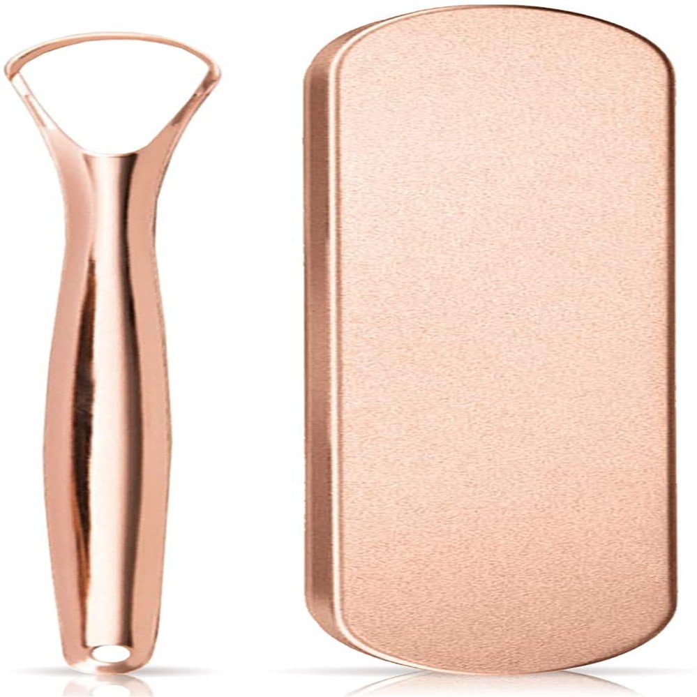 Copper Tongue Scraper, Professional Tongue Cleaner for Oral Hygiene