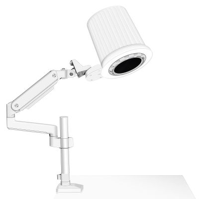 BANGBANGJI 80W Vacuum Nail Dust Collector with Dimmable LED, Adjustable Suction, and 360° Flexible Desktop Mount