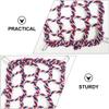 JEWEDECO Colorful Rope and Metal Climbing Nets, 2-Piece Set view 3