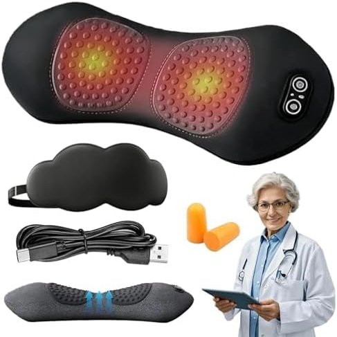 3-in-1 Therapeutic Back Massager with Traction, Vibration & Heat