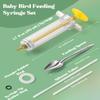 Pawfly 6-Piece Bird Feeding Syringe Set, 50 mL Hand-Feeding Syringe with Tubes and Spoon view 2