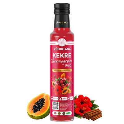 Zhre Ana Kekre Thermo Mix 250 ml Beverage Concentrate with Plant Extracts, Fruit, L-Carnitine and Stevia