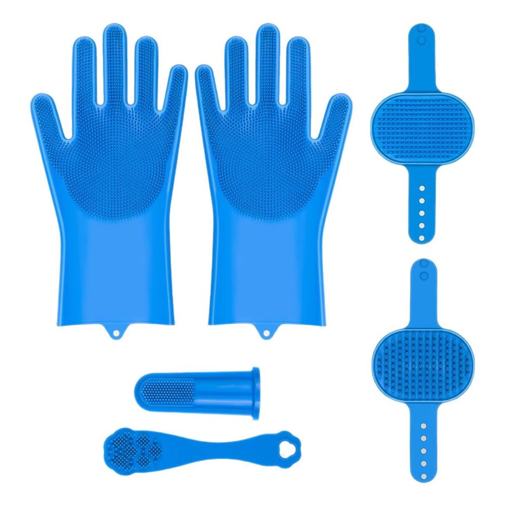 6-Piece Dog Bath and Grooming Set
