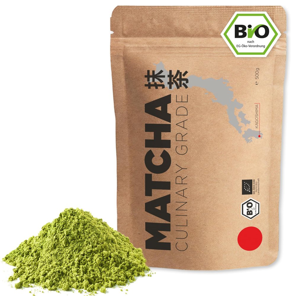 Organic Matcha Powder, Culinary Grade, 500 g