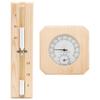 Teenpull 2-in-1 Sauna Hygrothermograph and Hourglass Set view 1