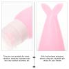 FINISPERSOO 3-Pack 90 mL Silicone Travel Bottles, Refillable and Leak-Resistant, Cute Cartoon Design, Pink, Assorted Color view 3