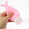 FINISPERSOO 3-Pack 90 mL Silicone Travel Bottles, Refillable and Leak-Resistant, Cute Cartoon Design, Pink, Assorted Color view 4