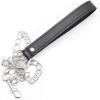 Black Leather Luxury Collar with Long Drawstring Tie, Adjustable Size, Sexy and Fashionable view 3