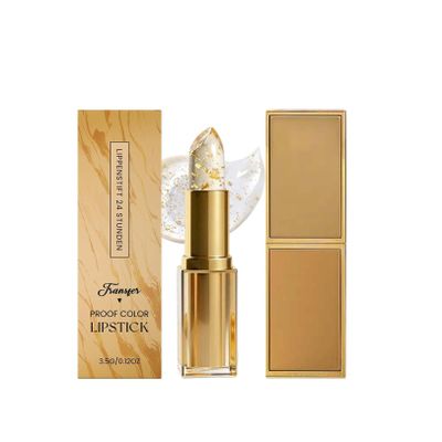 Color-Changing pH-Adaptive Lip Balm with Gold Foil, 3.5 g (1 Count)