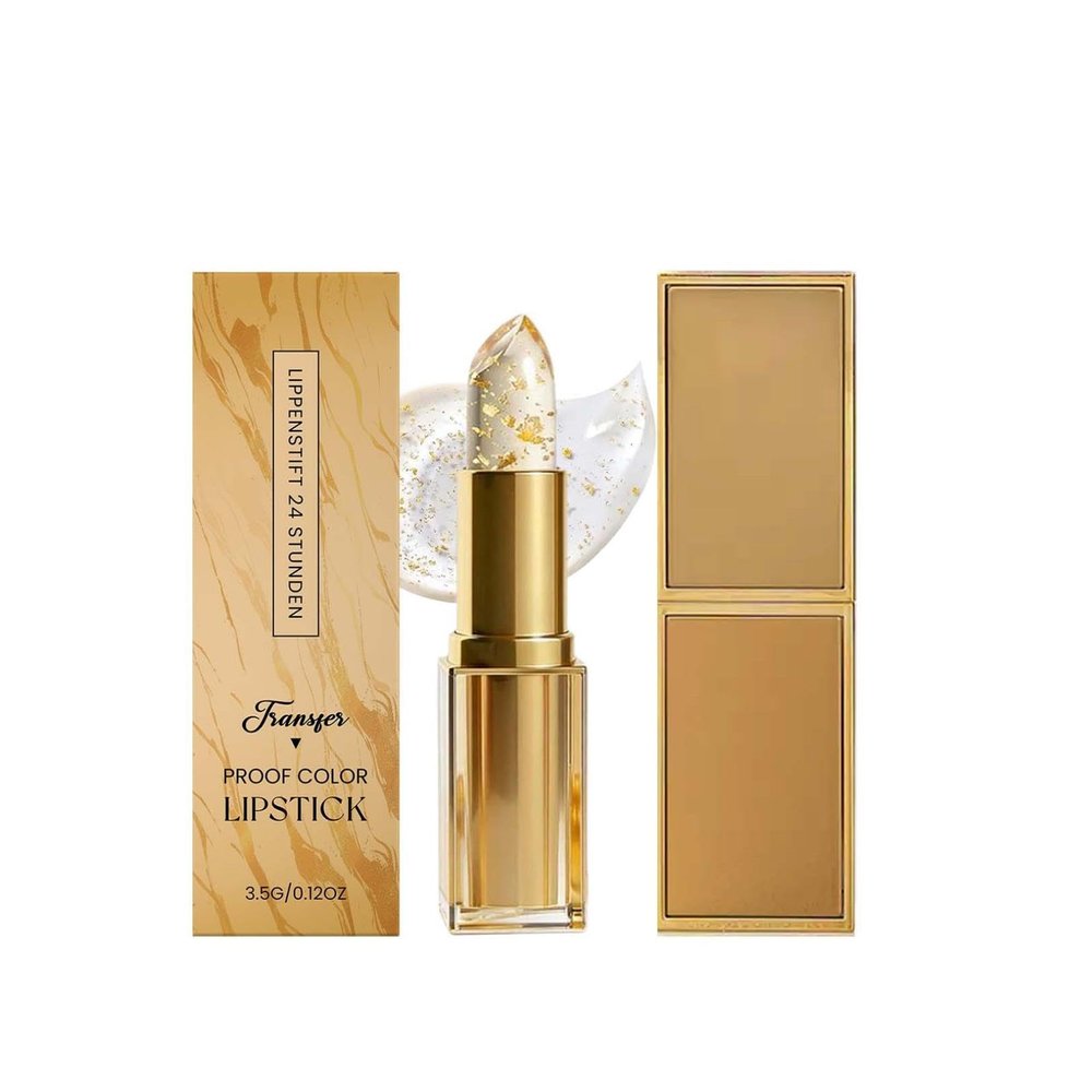 Color-Changing pH-Adaptive Lip Balm with Gold Foil, 3.5 g (1 Count)