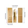 Color-Changing pH-Adaptive Lip Balm with Gold Foil, 3.5 g (1 Count) view 2