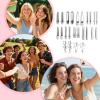 1990s Metal Hair Clips, 24-Piece Set view 4