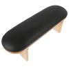 Manicure Hand Rest for Nail Art, Wood, Leather, Sponge, Black view 1