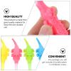 Operitacx Manual Toothbrushes, Random Colors, Soft PP Bristles, 8-Pack, for Effective Dental Care and Easy Carrying view 3