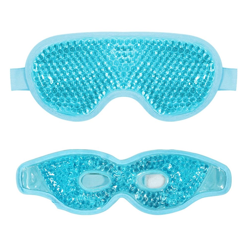 2-Pack Reusable Cooling Eye Pads for Summer and Travel