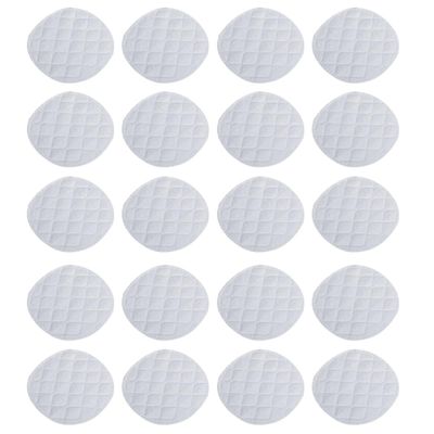 16 Washable White Cotton Nursing Pads